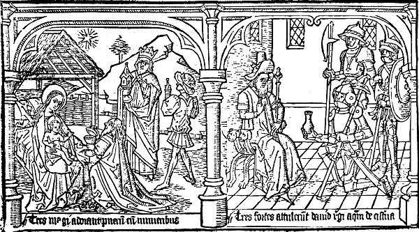 La visita dei Re Magi e la sortita dei prodi del re Davide